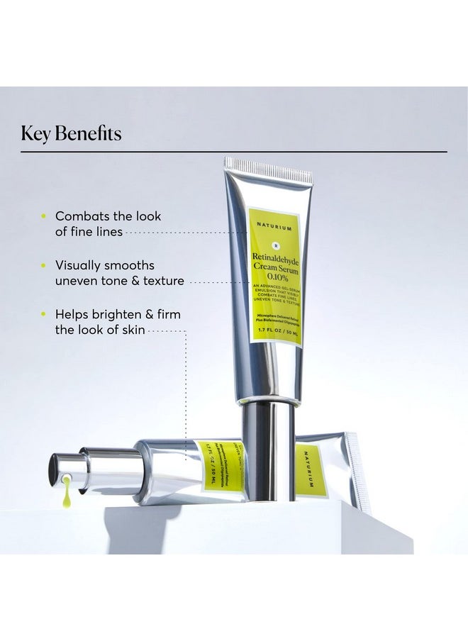 NATURIUM - Naturium Retinaldehyde Cream Serum 0.10%, Advanced Anti-Aging & Smoothing Potent Face & Skin Care, 1.7 oz - Image 1