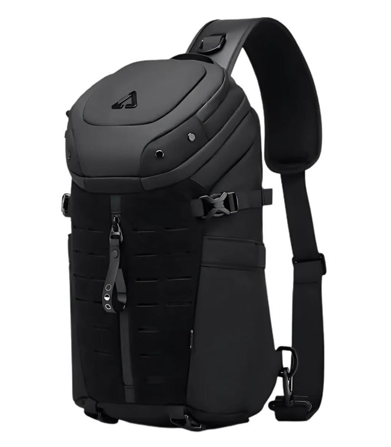 OZUKO Waterproof Crossbody Sling Bag for Men With Tripod Holder, Umbrella Pocket, Tablet Organizer, Anti-Theft Shoulder Bag, Tech-Ready Sports Bag, Black, 9730 - Image 3