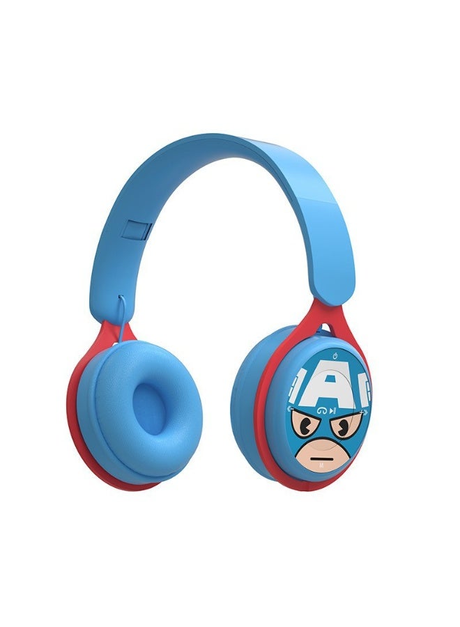 Foldable Wireless Bluetooth Headset for Students and Children, Gaming Headset, Supports FM Computer and Mobile Phone Music, Stereo Headset - Image 1