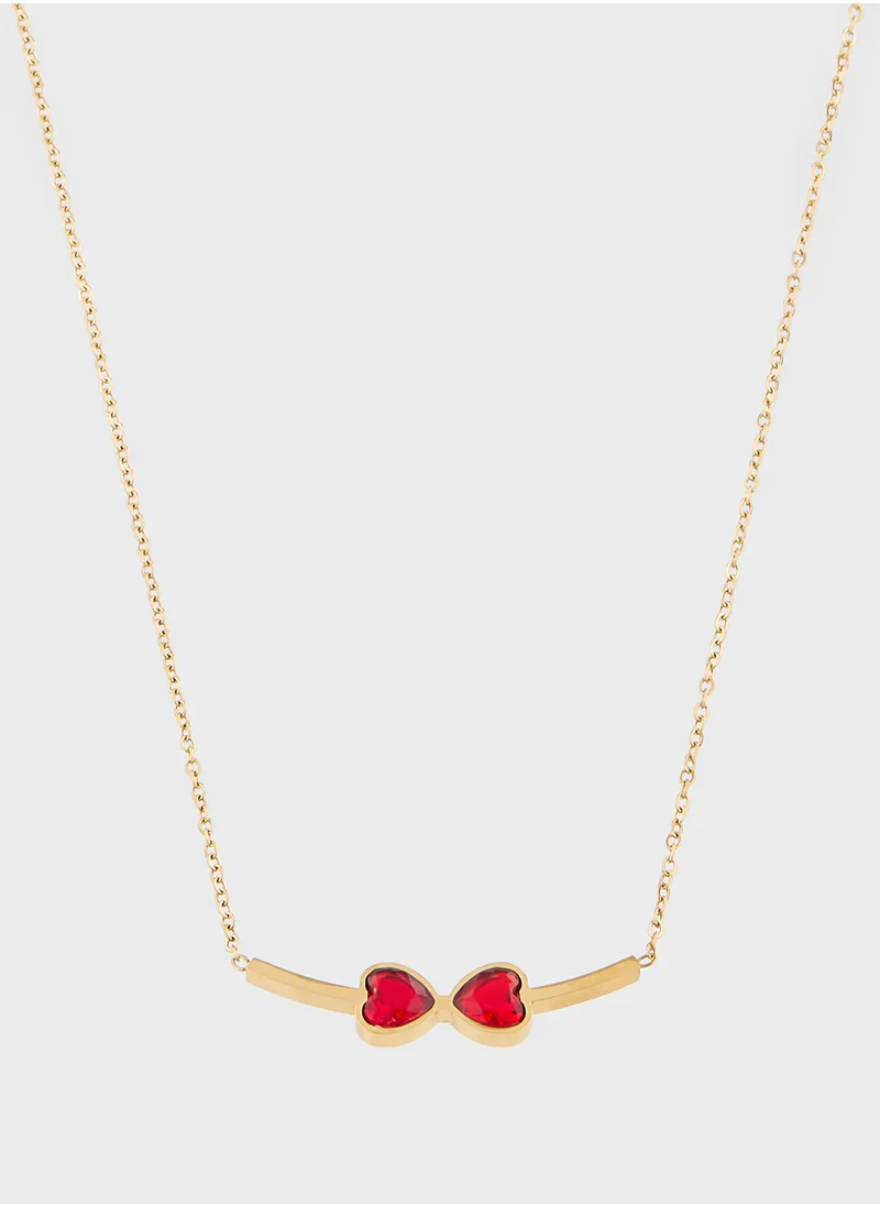 Staurtz Precious Necklace Red