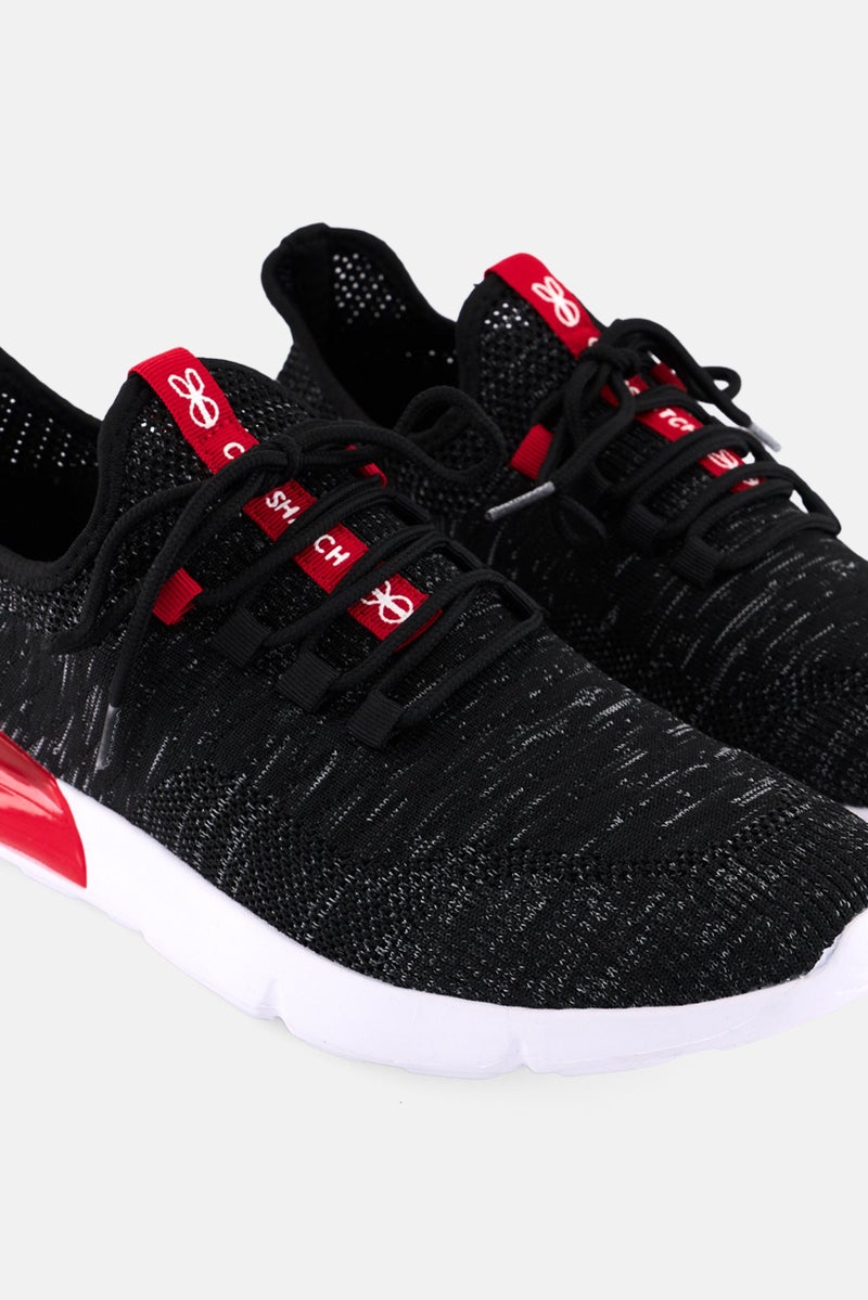 CROSSHATCH أحذية جري سميتلينج للرجال، سوداء - Image 3