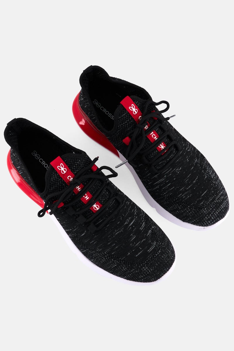 CROSSHATCH أحذية جري سميتلينج للرجال، سوداء - Image 2