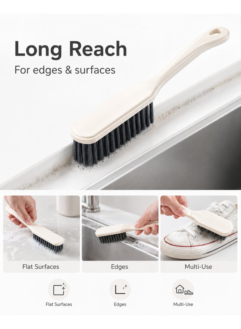 CHU DAI 6 Piece Multi-Purpose Cleaning Brush Set, Kitchen Sink Pan Crevice Scrub Brushes for Grease, Edges, Corners, Shoes, Bathroom and Daily Home Cleaning - Image 4