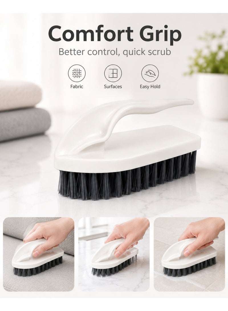 CHU DAI 6 Piece Multi-Purpose Cleaning Brush Set, Kitchen Sink Pan Crevice Scrub Brushes for Grease, Edges, Corners, Shoes, Bathroom and Daily Home Cleaning - Image 3