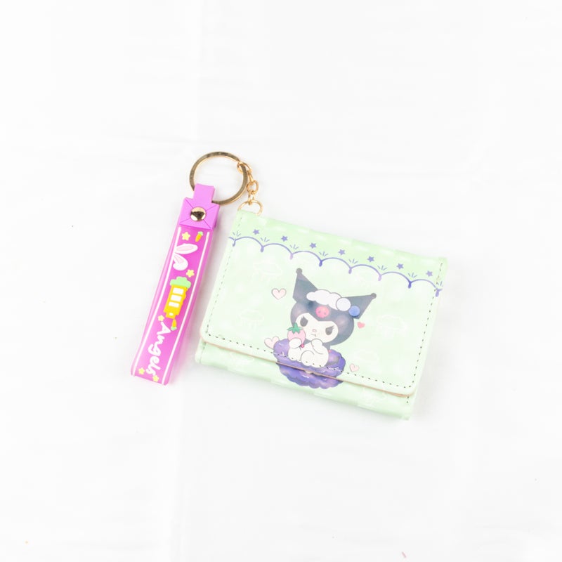 ذا بلاك بيرل اكسسوريز محفظة وحاملة بطاقات جلد بناتي تحتوي على جيوب متعددة للنقود والبطاقات - كورومي - Image 1