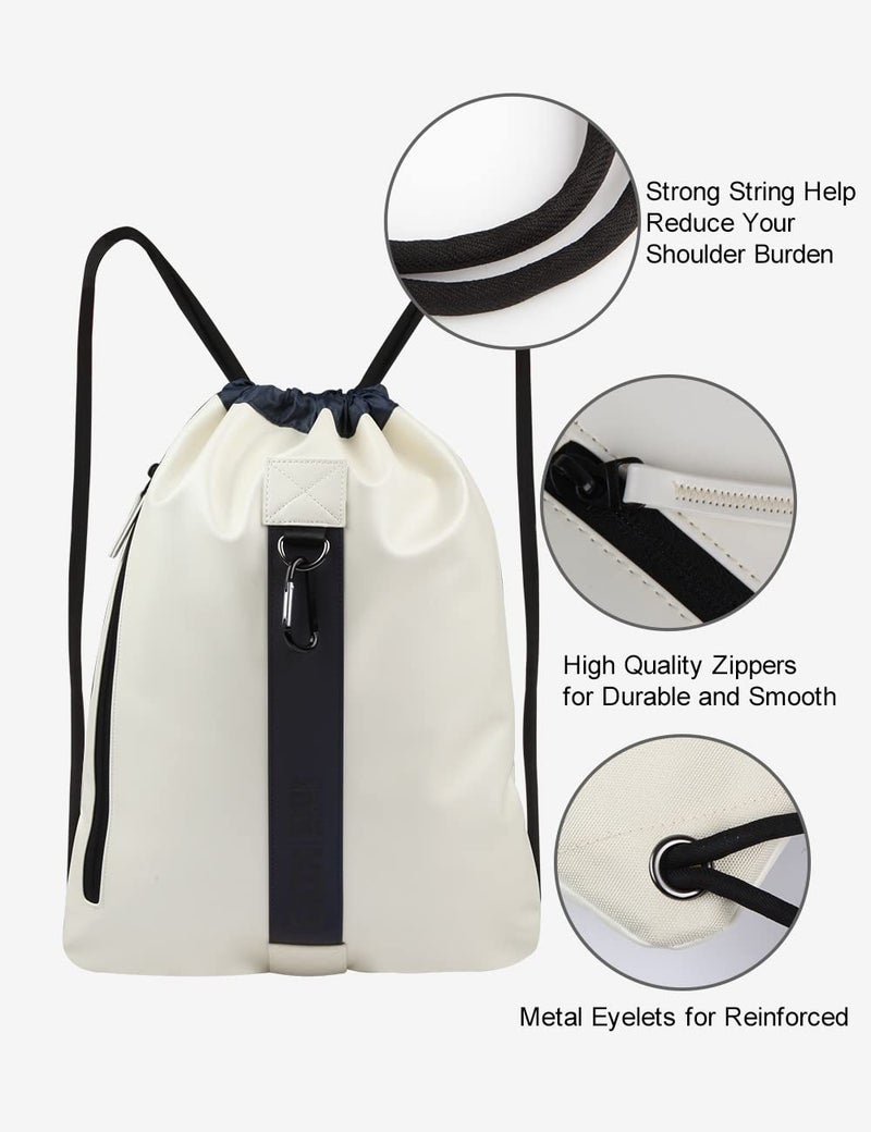 GOX Drawstring Bag small Gym Bag for Women Men Drawstring Backpack Sport Sackpack - Image 4
