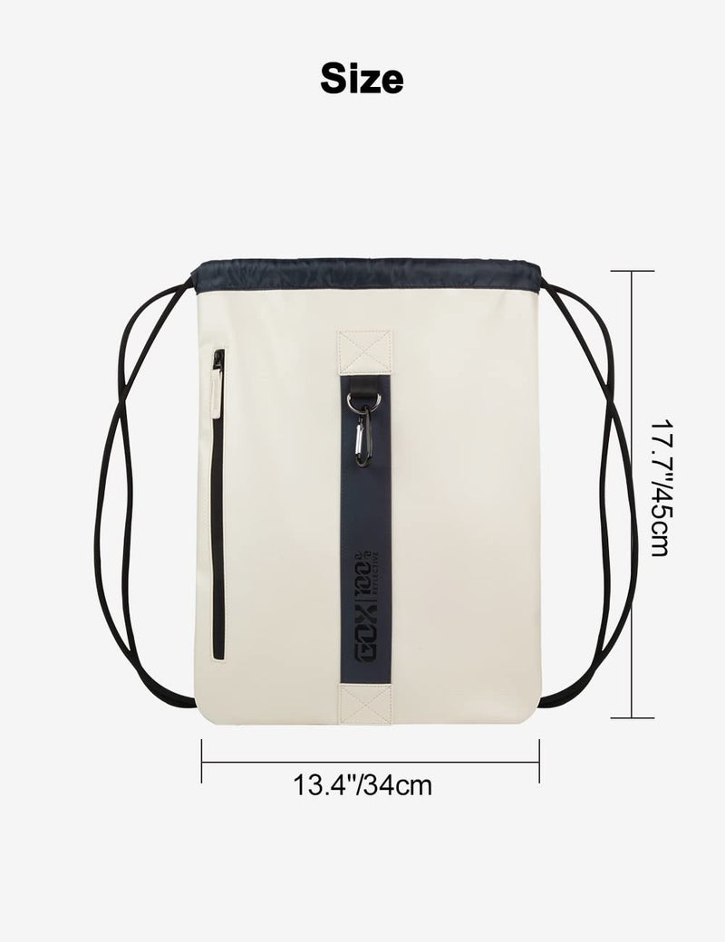 GOX Drawstring Bag small Gym Bag for Women Men Drawstring Backpack Sport Sackpack - Image 3