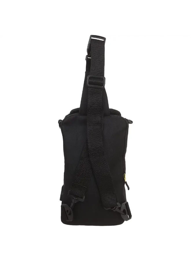 شنطة كروس ووتر بروف للرجال، 5 سوستة، 30×20×10 سم - اسود - Image 4