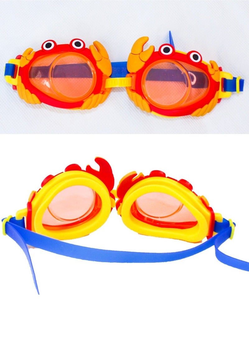 قطوب نظارات السباحة للأطفال لطيف جدا ، ورؤية واضحة ومفتوحة ، لا تسرب الأشعة فوق البنفسجية نظارات السباحة نظارات واقية ، لينة ودائمة نظارات السباحة للأطفال - Image 4