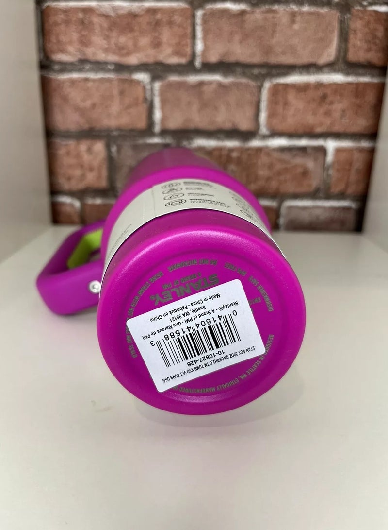 Stanley Reverb 40oz Insulated Stainless Steel Travel Mug – Hot Magenta Double-Wall Tumbler with Spill-Proof Lid & Reusable Straw – Keeps Drinks Hot or Cold for Hours – Large Leak-Resistant Eco-Friendly Cup for Travel, Office, Gym & Daily Hydration - Image 2