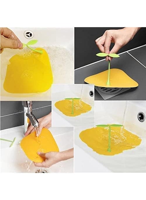 WSEYZ WSEYZ Bean Sprouts Floor Drain Toilet Floor AntiSmell Cover Silicone Bean Sprouts Floor Sink Filter Sewer Deodorant Cover Silicone Filter SET of 1  - Image 2