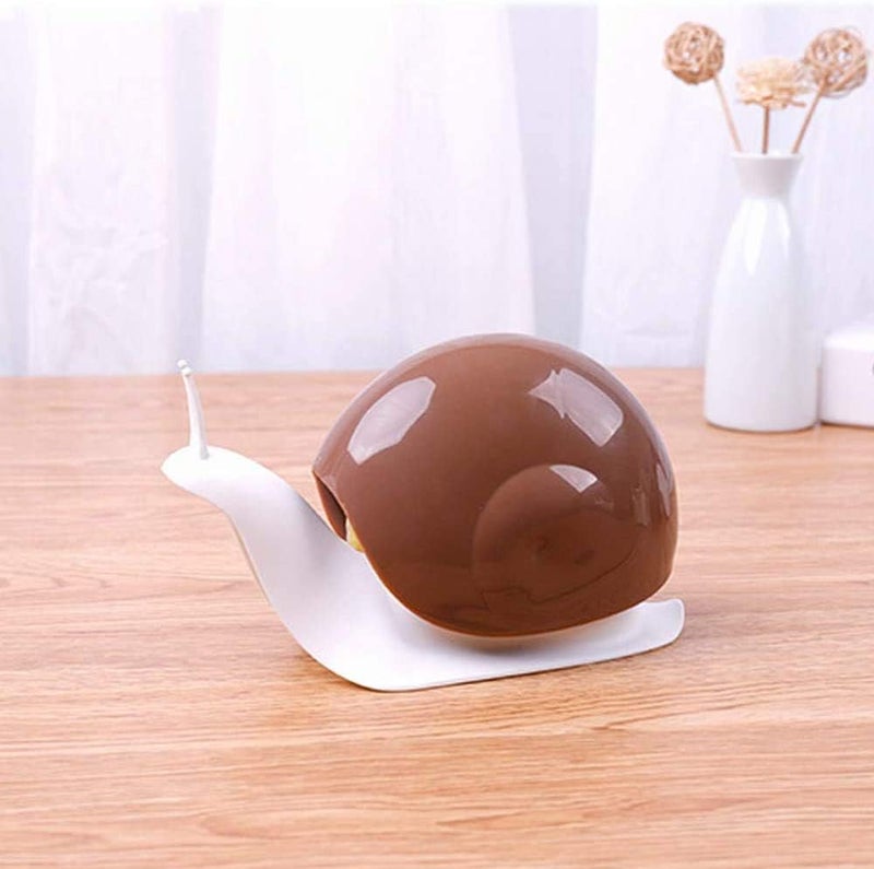 Birvan Snail-Shape Liquid Soap Dispenser-120ml Portable Snail Shape Liquid Soap Dispenser Hand Wash Dispenser Pump Push-Type Shampoo Dispenser for Home Office Hotel Bathroom - Image 3