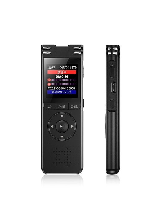 Voice recorder mic with Playback Function,32GB Digital Voice Recorder Audio Recording Device,Voice Activated Recorder with Noise Reduction Functionn,A-B Repeat,Mp3 Player for Lectures Meeting/Classe