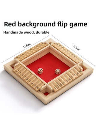 Four-sided Digital Flip Game Children's Puzzle Plus And Minus Logical Thinking Training Table Games Large Class Wooden Toys For The Elderly-Color:Log Color Turns Over From All Sides [red Background] - pzsku/ZF1C1A83899E55EC133D9Z/45/1745464123/6e5742de-9c90-47b5-a178-11d248cb1062