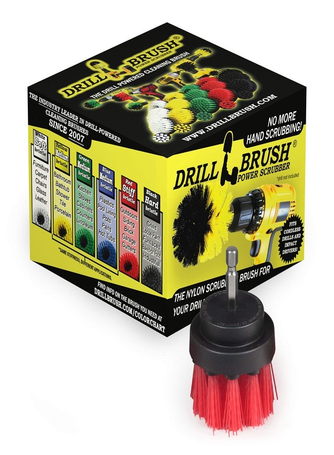 Drillbrush Outdoor Patio Scrub Brush - Garden Statues Cleaning Brush - Bird Bath Cleaning Tool - Headstone Restoration Kit - Outdoor Fountain Scrubbing Kit - Outdoor Décor Cleaning Brushes - Concrete Cleaning - Image 1