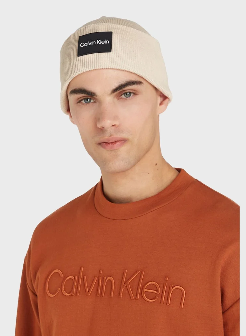 CALVIN KLEIN Logo Beanie