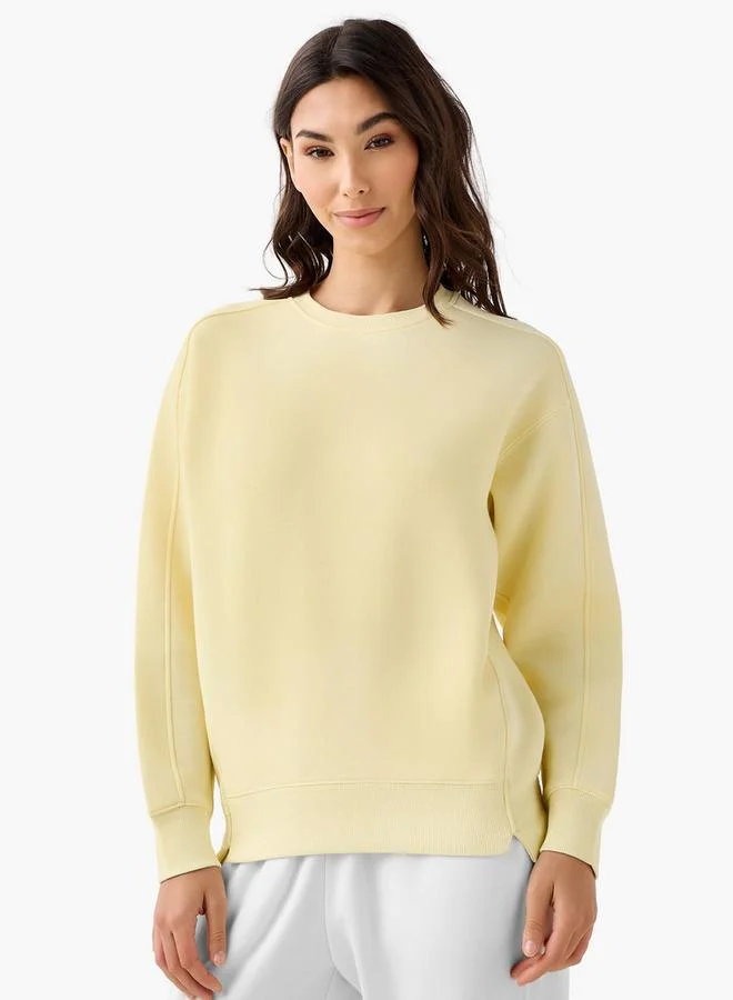 سبلاش فيڤ Relaxed Fit Sweatshirt with Cut and Sew