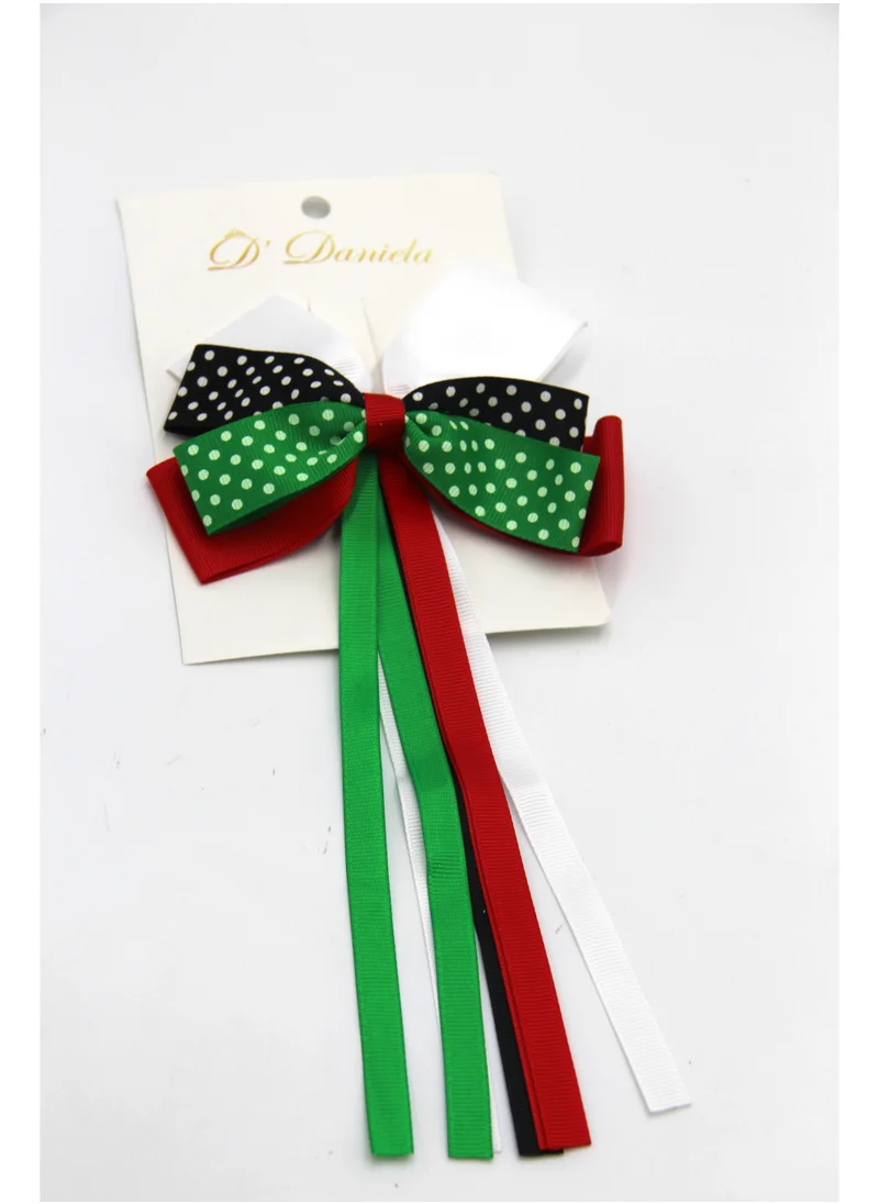 دىدانيالا D' Daniela - UAE National Flag Long Ribbon Bow