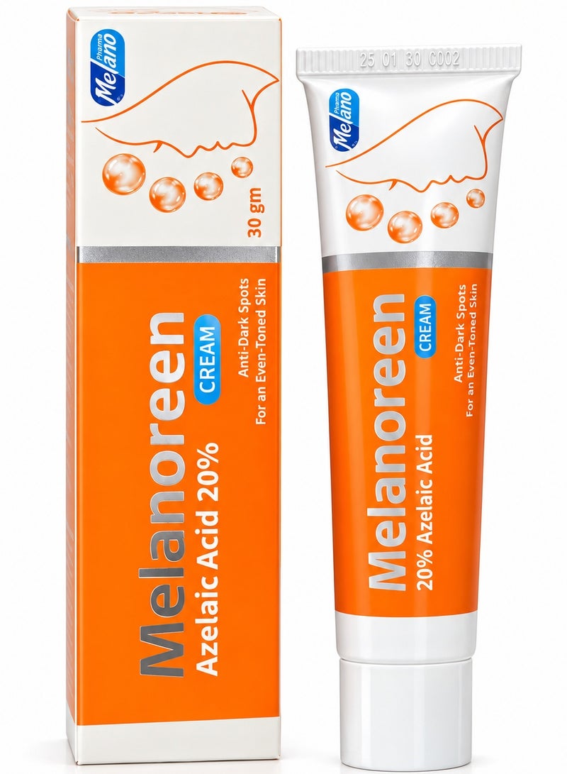 Melano Pharma Melanoreen Azelaic Acid 20% Cream 30 g - Image 1