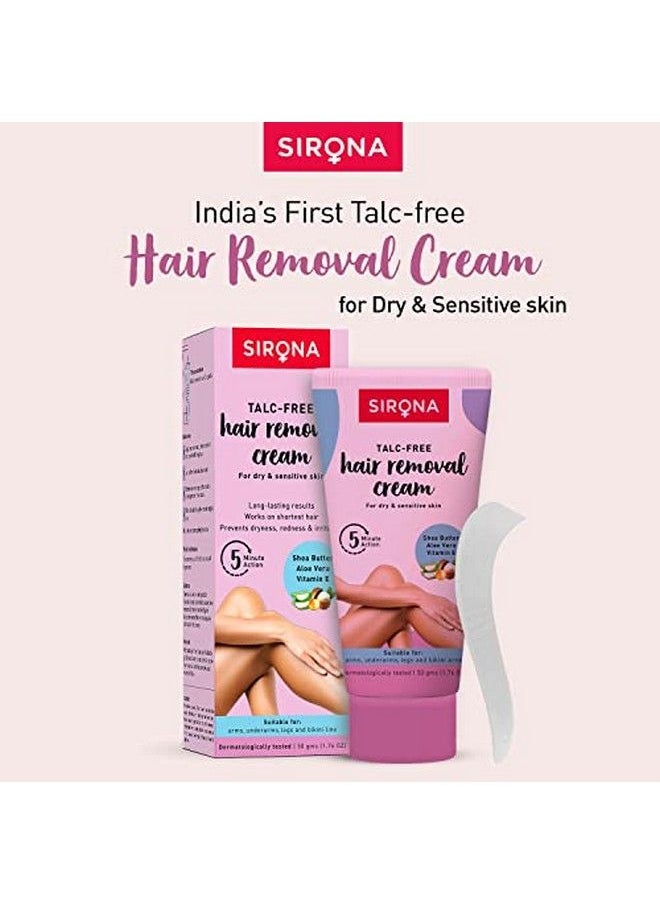 Hair Removal Cream For Women Dry And Sensitive Skin 50 Gm (Pack Of 2) ; With Aloe Vera Vitamin E & Shea Butter ; Ideal For Bikini Line Underarm Legs - pzsku/ZF1C22E8F3FD9546BD7C9Z/45/_/1664360718/18be2334-d74e-4ec1-9524-02dccfe97c59