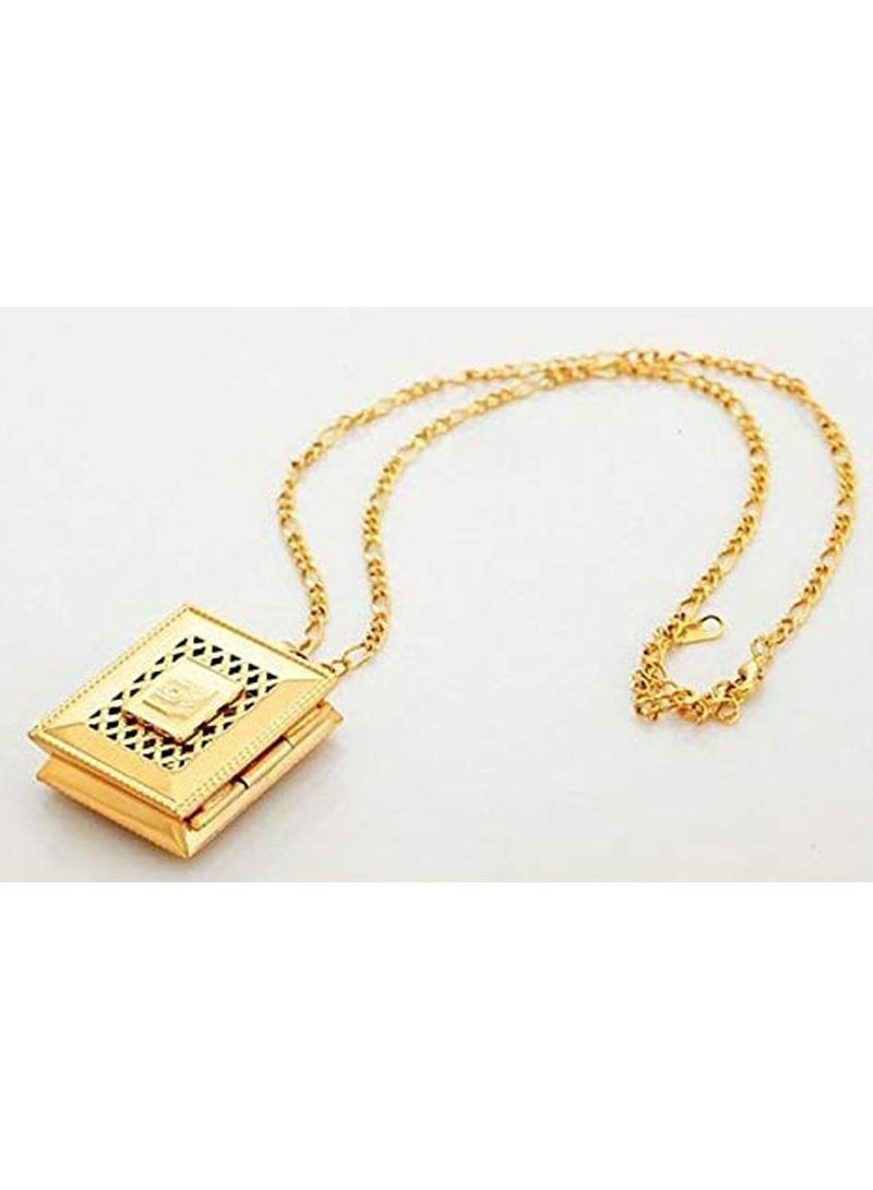 DubaiGallery Fashion Jewelry Highly craftsmanship New Islamic Allah Pendant Charm Gold Pendant Necklace Religious Muslim Jewelry - Image 5