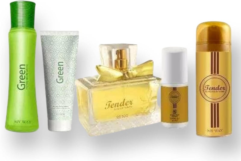 Way Tender & Green Perfume 5 Pieces