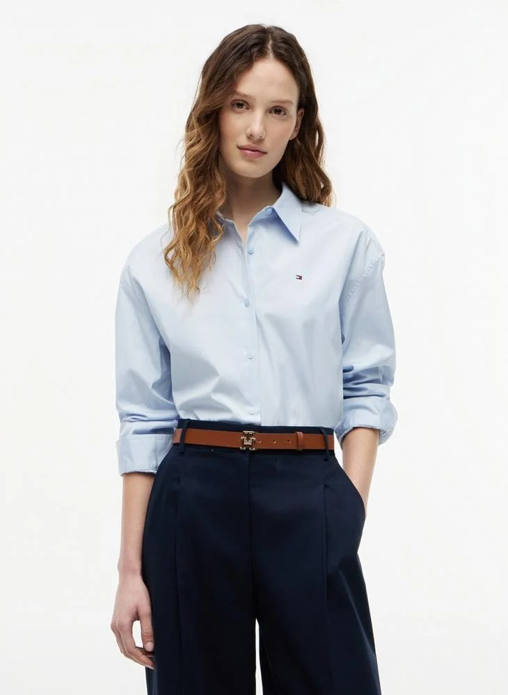Boxy Fit Poplin Shirt