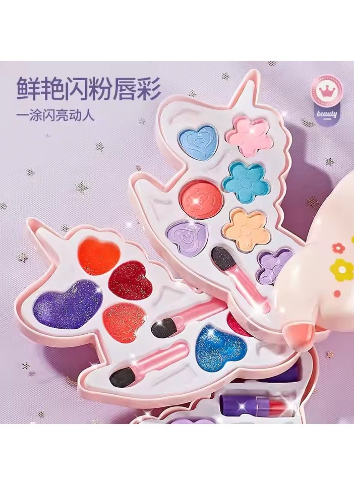 Eynee Unleash Your Little Princess's Glamour! The Enchanting Umbrella Makeup Set for Safe and Creative Play!  - Image 3