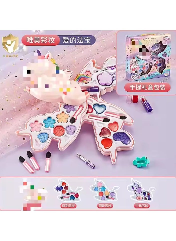 Eynee Unleash Your Little Princess's Glamour! The Enchanting Umbrella Makeup Set for Safe and Creative Play!  - Image 5
