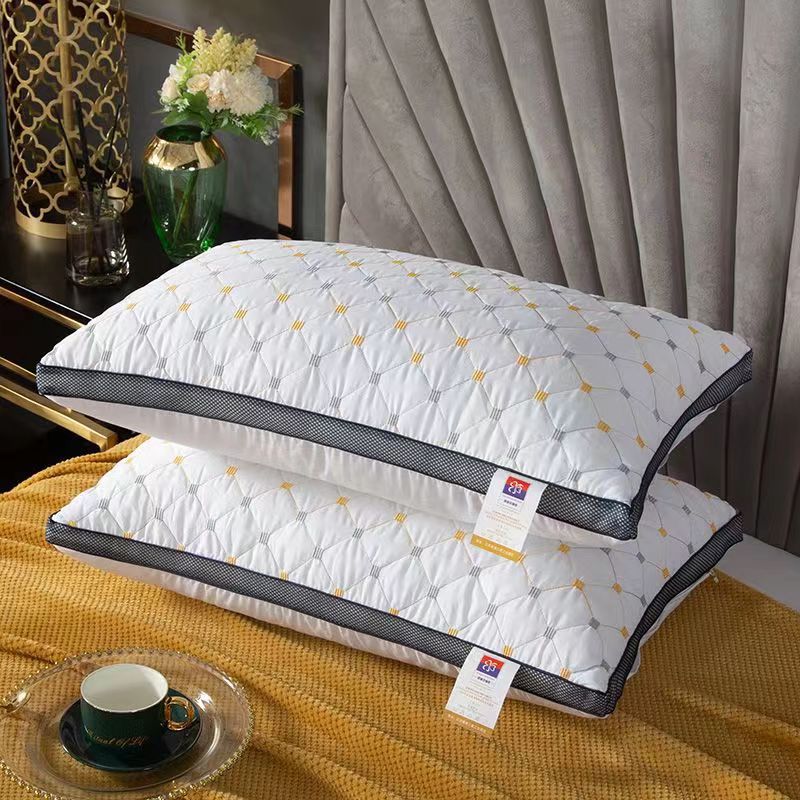 Heaton El Pillow Core Home Use Adult Feather Velvet Pillow Single Sale Gift Pillow Neck Protection Pillow - Image 1