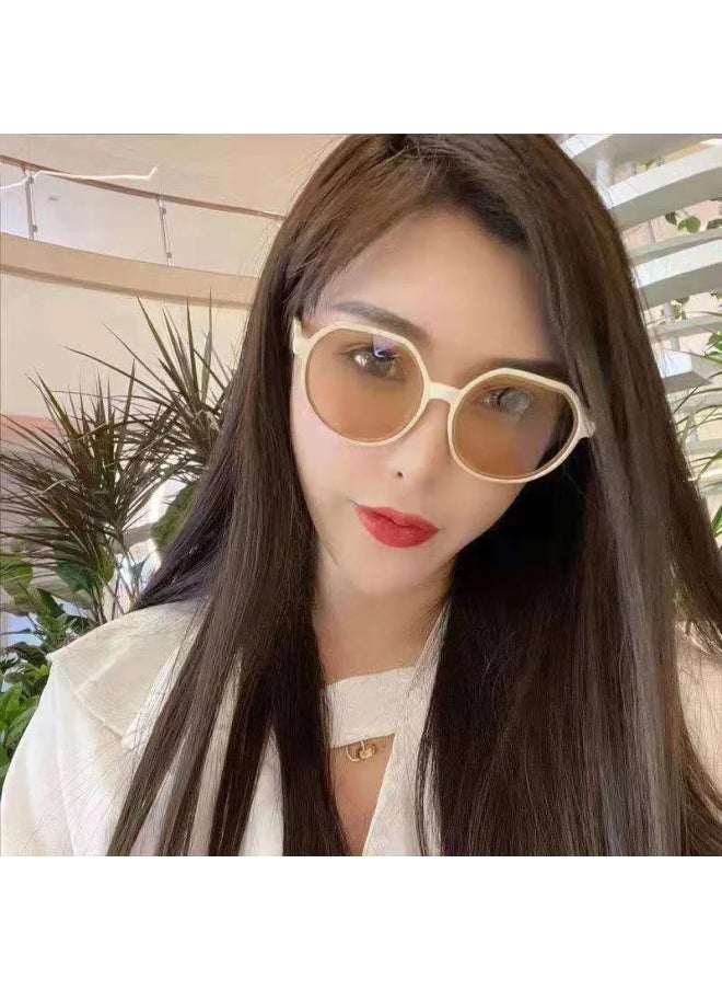 Generic - Fashion Sunglasses Women Brand Vintage Travel Sun Glasses Female Eyewear Anti-Glare Driving Sun Glasses Gafas De Sol Hombre-Lenses Color:B04 1PC-Ships From:CHINA - Image 1