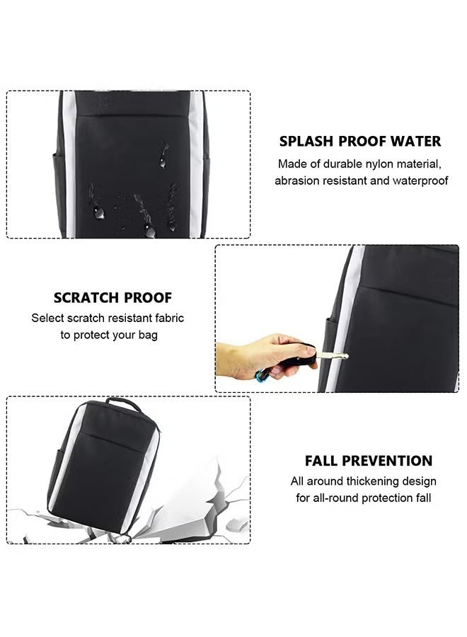 PS5 Storage Bag for Playstation 5, Waterproof Carrying Case Portable Backpack Multi-Function Travel Bag for PS5 Host, PS5 Controller - Image 3