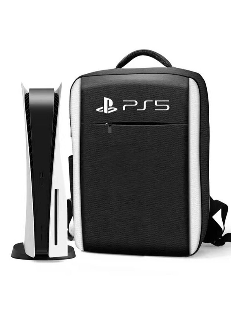 PS5 Storage Bag for Playstation 5, Waterproof Carrying Case Portable Backpack Multi-Function Travel Bag for PS5 Host, PS5 Controller - Image 1