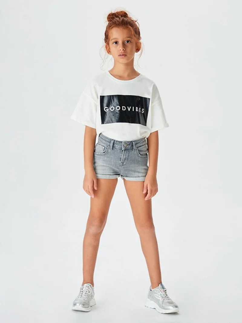Judie G Slim Jean Shorts