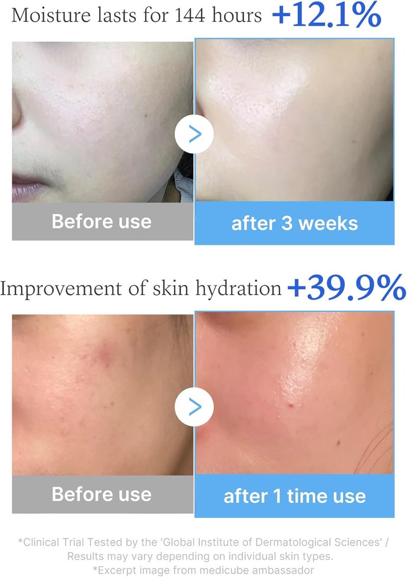 Medicube سيروم الهيالورونيك متعدد الببتيد PDRN (30 مل) ، سيروم وجه مرطب ذو طبقتين مع ببتيدات حمض الهيالورونيك و PDRN ، سيروم مرطب وممتلئ للبشرة المتألقة والمشدودة ، عناية كورية خفيفة الوزن يومية - Image 4