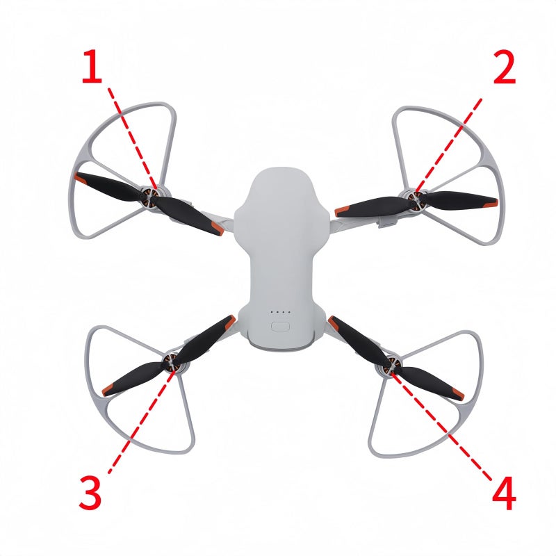 Protection Accessory Set Compatible with Potensic ATOM 3, Propeller Guard And Landing Feet for Outdoor Shooting (Gray) - Image 4