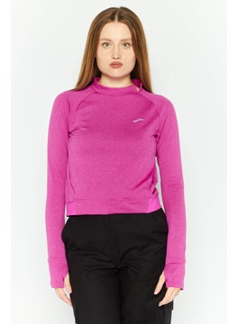 Brooks Women Sportswear Fit Long Sleeve Training Top, Purple  - Image 1