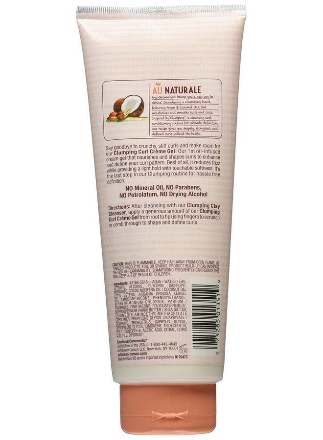 SoftSheen-Carson Curly Hair Products By Softsheencarson Dark And Lovely Au Naturale Clumping Curl Crème Gel With Coconut Oil And Argan Oil Defines Curls And Coils Paraben Free 11.05 Fl Oz - Image 2