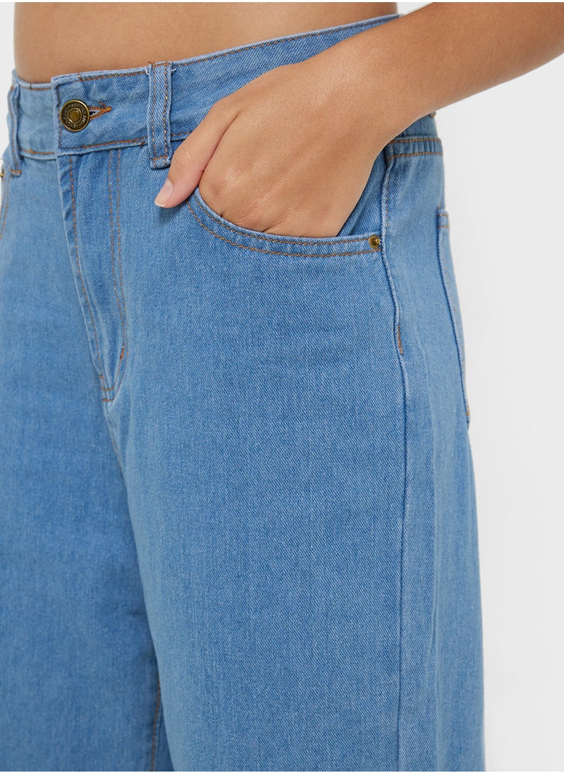 Ginger High Waist Wide Fit Jeans  - Image 4