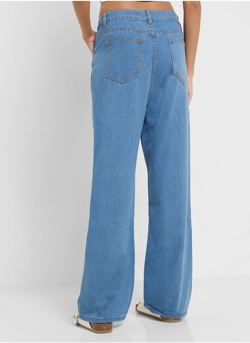 Ginger High Waist Wide Fit Jeans  - Image 3