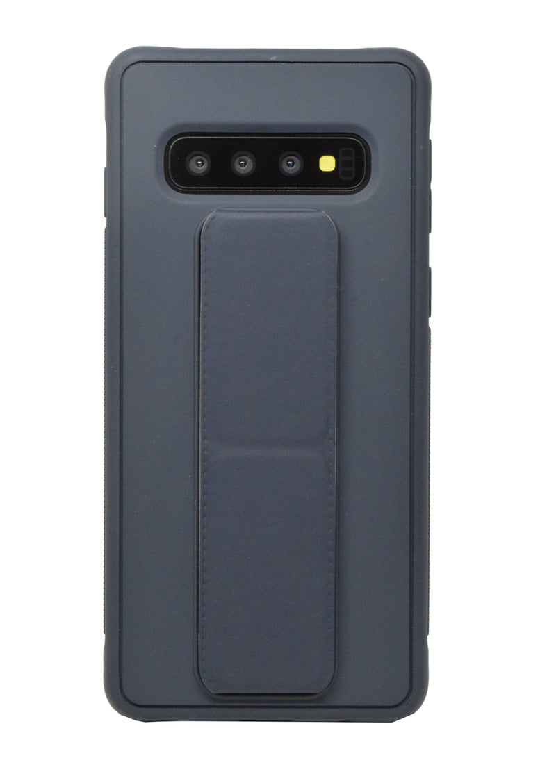 BORTONY Case Silicone Camera Protected Shockproof With Finger Grip Stand Cover Samsung S10 - Image 1