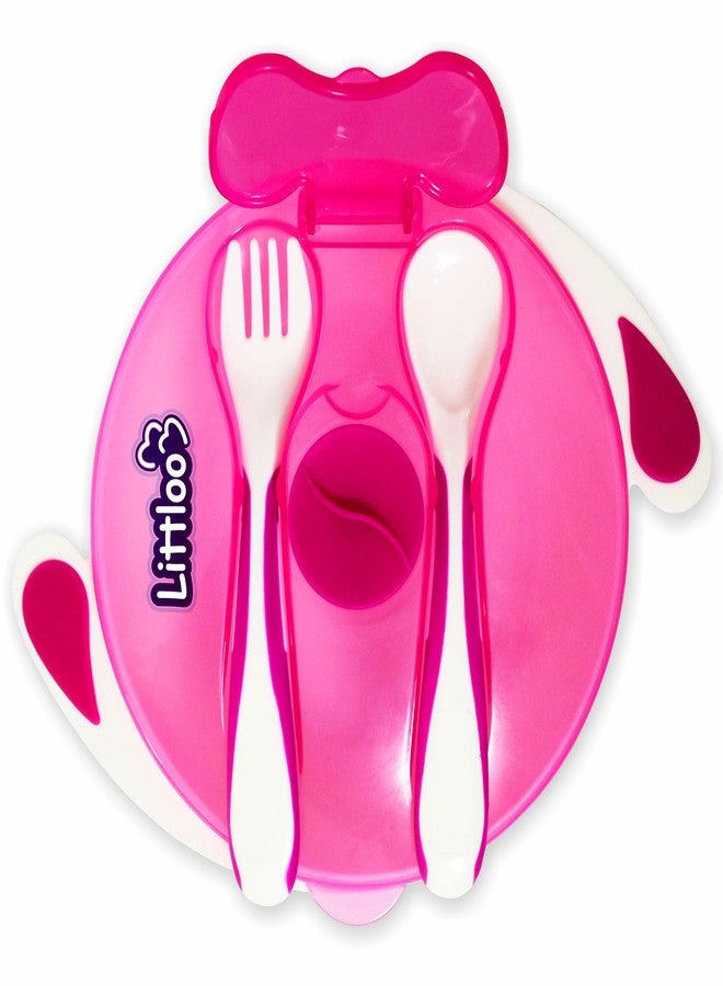 Littloo Feeding Bowl Set for Kids - Elevate Mealtime with Suction Cup Convenience | Includes Fork and Spoon | Non-Toxic, Generous Capacity for Happy and Healthy Feeding (Multicolor) - Image 1
