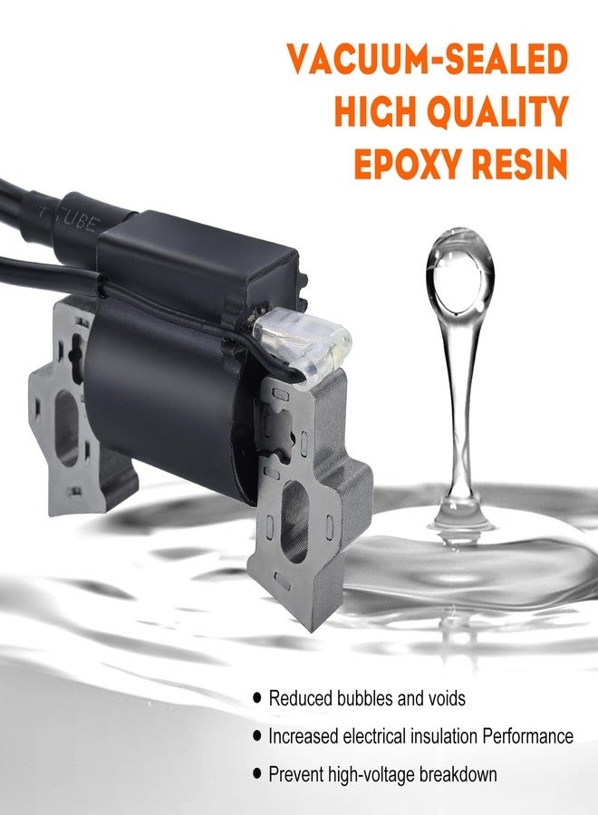 Hipa ملف إشعال هيبا مع شمعة احتراق لمحرك هاربور فريت بريداتور الأفقي 212 سم مكعب 6.5 حصان OHV 69730 69727 جو كارت - Image 4