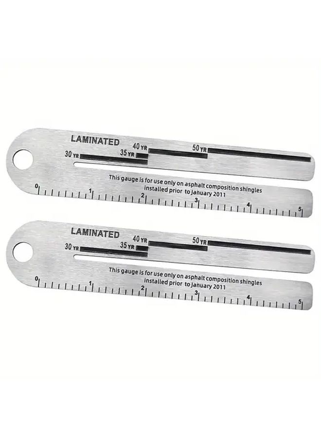 Stainless Steel Fiberglass Roofing Ruler 5 And 3 Inch Dual Scale With Angle Markings - Image 5