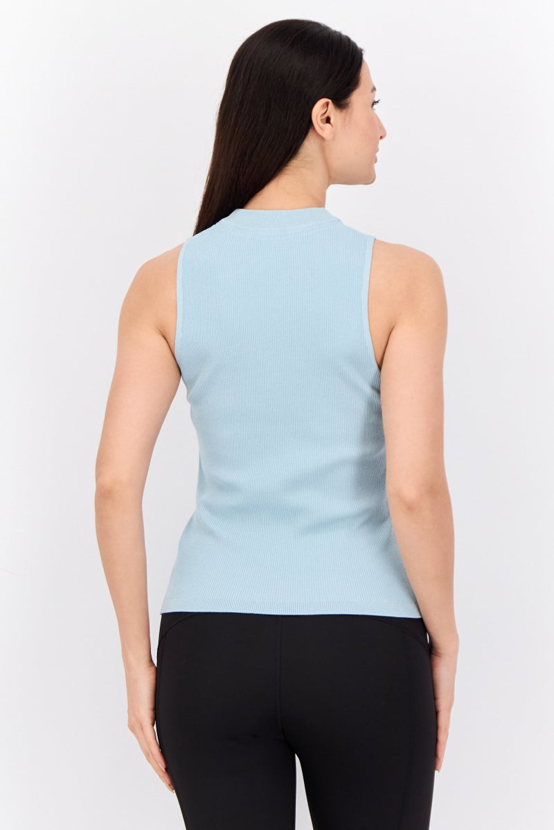 PUMA Women Sportswear Fit Sleeveless Outdoor Tank Top, Light Blue - Image 2