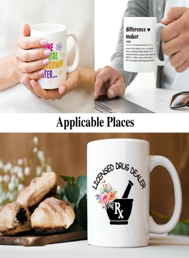 XQLZY Licensed Drug Distributor Coffee Mug, Pharmacist Coffee Cup, PharmD Graduation Mug, Pharmacist Gift for Women, Pharmacy Tech Gifts, Pharmacist Gift for Women, Gifts Ideas for Pharmacist Tech - Image 5