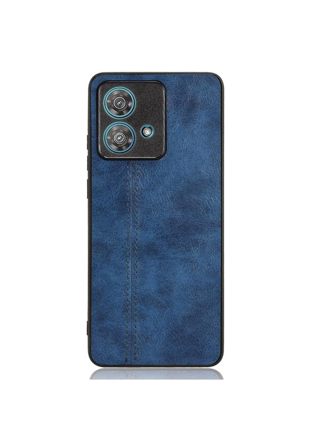 اس-توب جراب لهاتف موتورولا إيدج 40 نيو 5G، غطاء خلفي بخياطة بنمط بقرة - Image 3