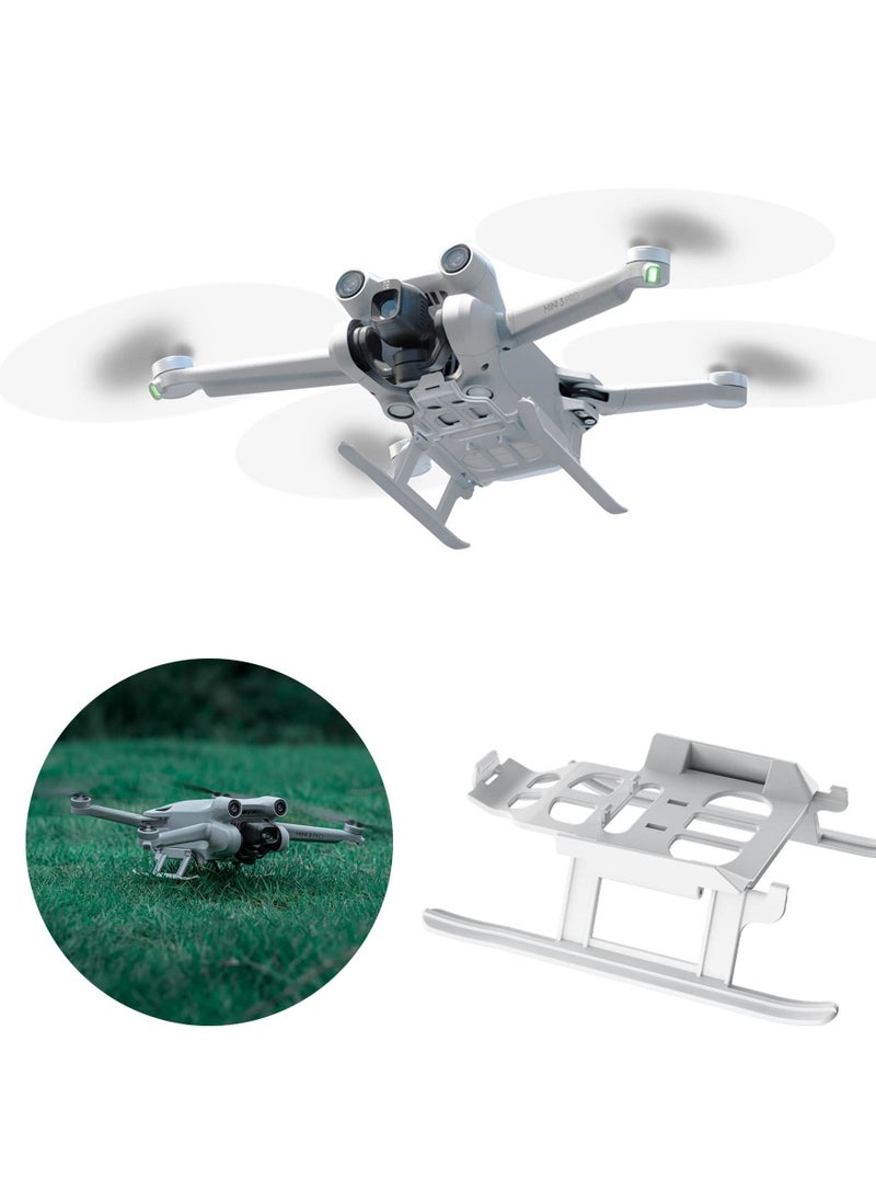 SYOSI - Suitable for DJI Mini 3 Pro Landing Gear Foldable Height Extension Legs Drop and Scratch Resistant and Protection Drone Accessories Tripod Head Drop Cushion Training Frame - Image 1