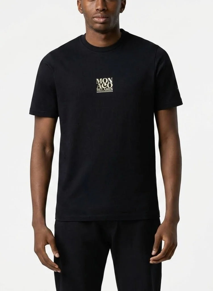 Mclaren black MCLAREN MENS MONACO GRAPHIC T-SHIRT for Men | Best Price UAE