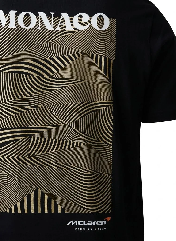 Mclaren black MCLAREN MENS MONACO GRAPHIC T-SHIRT for Men | Best Price UAE